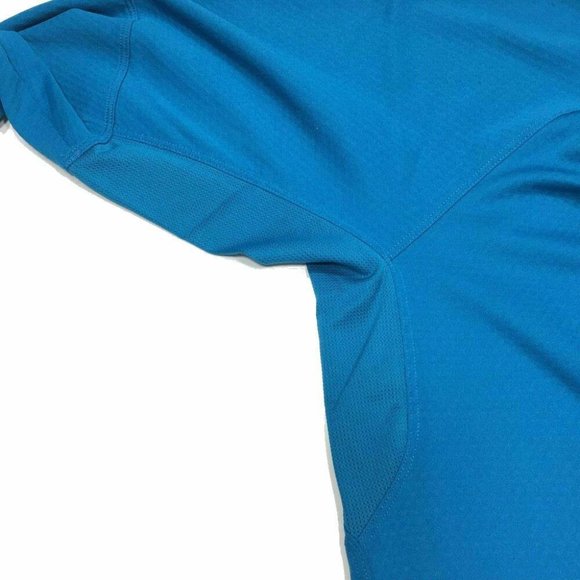 The North Face Train Pullover M Brilliant Blue Run Ski Mountain Mens‎ - Picture 6 of 7